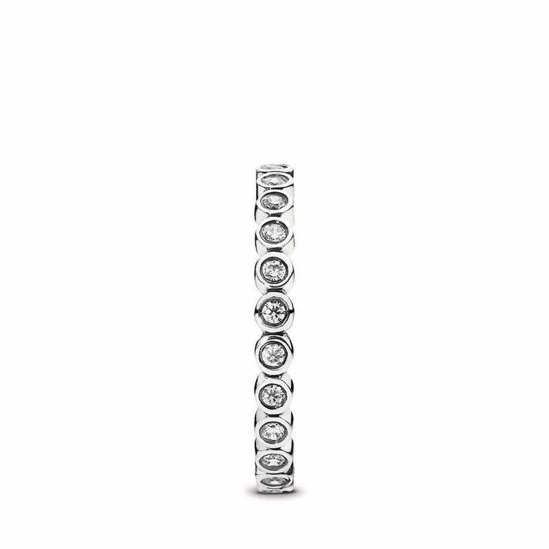 Pandora Allustackable Ring Petite Brilliant Stackable Ring - Sterling Silver/Cubic Zirconia - Canada